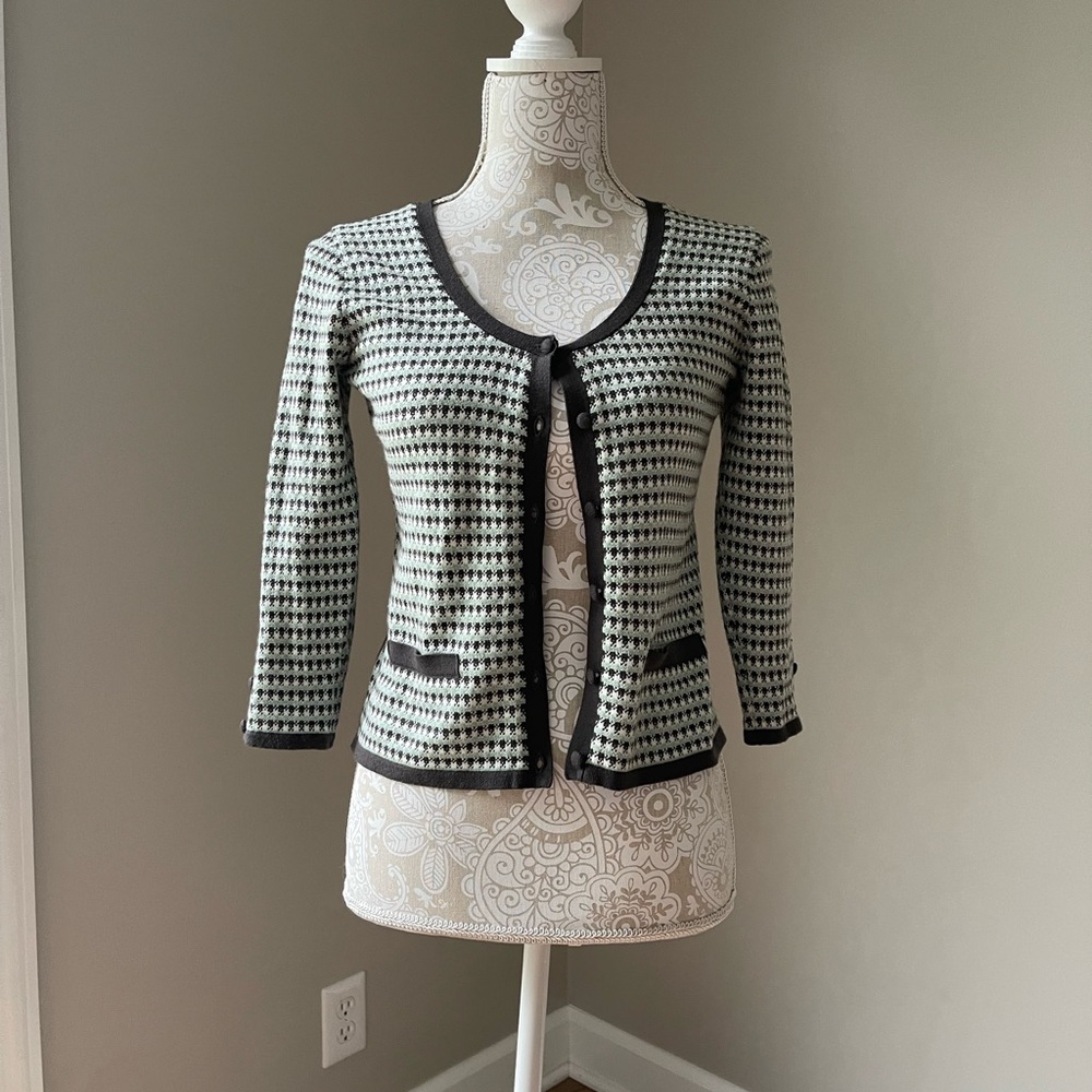 Vintage Knit Button Up Sweater